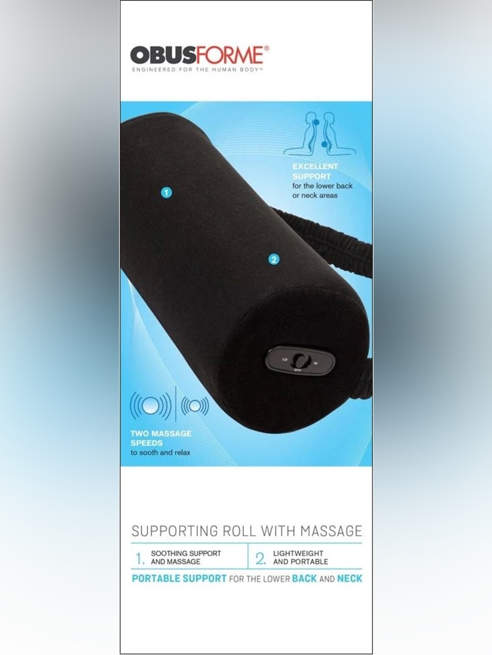 BNIB OBUSFORME Supporting Roll with Massage